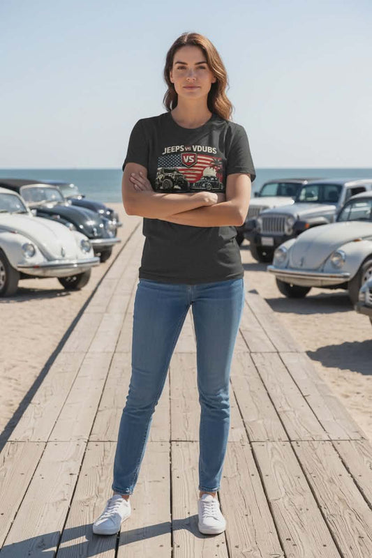 Official Jeeps vs VDubs Showdown T-Shirt