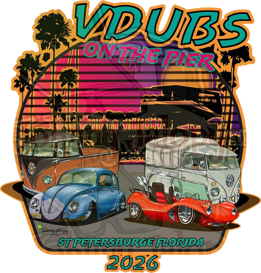 Vdubs on the Pier - 2026 T-Shirts